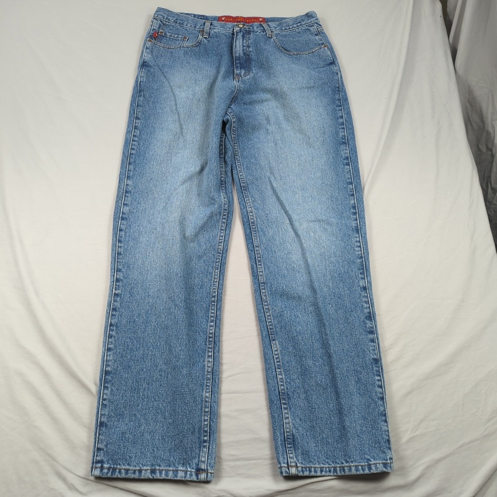 Vintage Territory Ahead Jeans Mens‎ 36x32 Blue Denim Relaxed Straight Casual